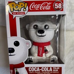 Coca-Cola Pop! Vinyl Polar Bear with Red Scarf
